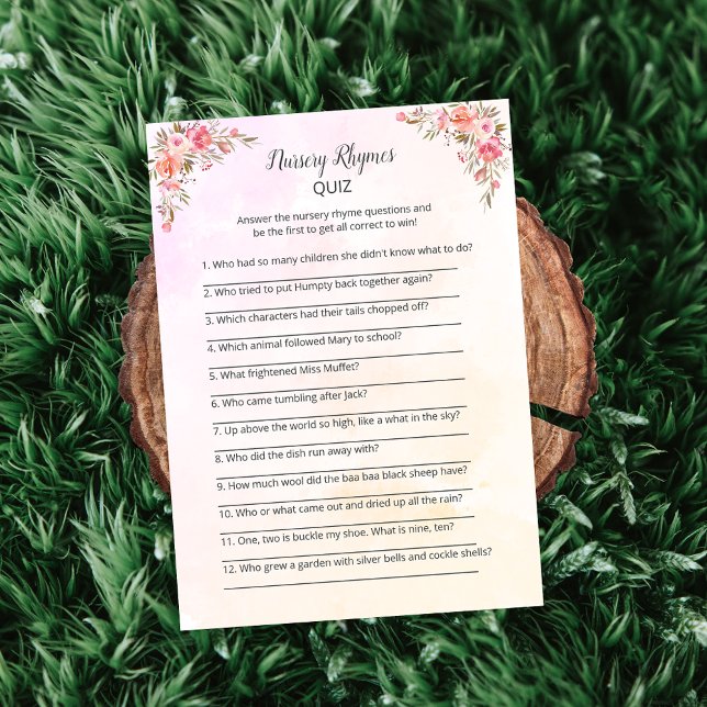 Convite Placa de Jogo Rhymes do Nurserário do Chá de frald (Criador carregado)