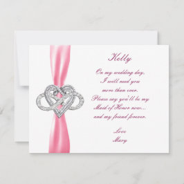 Convite Placa de Madrinha de casamento Cardíaca Infinity R