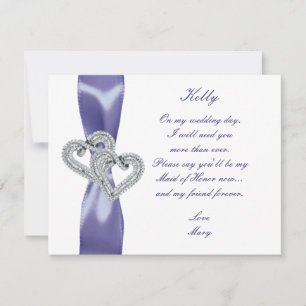 Convite Placa de Madrinha de casamento Veri Peri Diamond H