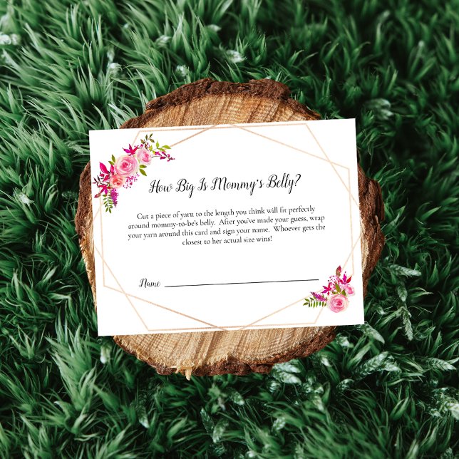 Convite Placa de Mamãe de Abóbora de Abóbora Floral (Criador carregado)