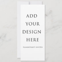 Placa de menu de 4"x 9,25" / 10,2x23,5 cm / Convit