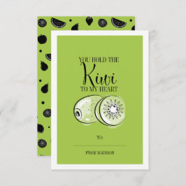 Convite Placa de Namorados de sala de aula de Fruta engraç