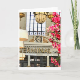 Convite Placa de Nota de Estação de Denver Union<Blank Ins