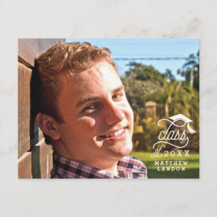 Convite Placa de Nota de Graduação da Classe 2017