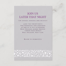 Convite Placa de Partido da Recepção de casamento Judaica 