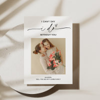 Placa de Proposta da Menina de Flor de Foto Mínima