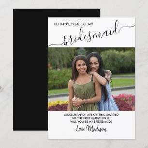 Convite Placa de Proposta de Fotografia em Branco e Preto