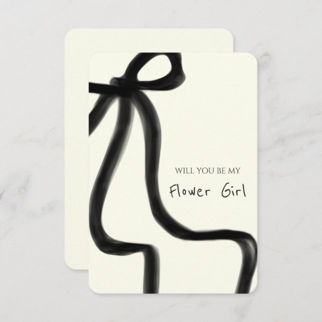 Convite Placa de Proposta para Menina Negra Arco Quimática (Frente/Verso)