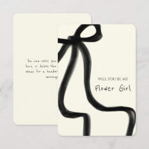 Convite Placa de Proposta para Menina Negra Arco Quimática