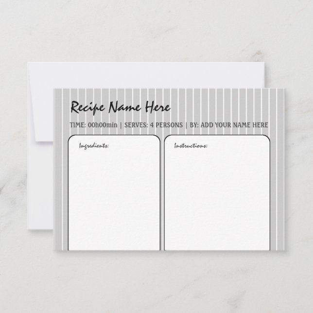 Convite Placa de recebimento de stripes brancas (Frente)