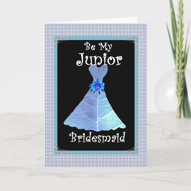 Convite Placa de Saudação Personalizável do Junior Bridesm (Frente)