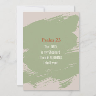 Convite Placa de script Psalm 23 - Impressão ou download