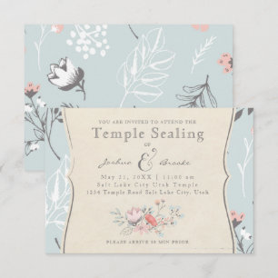 Convite PLACA DE SELEÇÃO LDS TEMPLE   Vintage Bicycle Lo