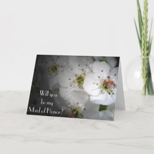 Convite Placa de solicitação de Madrinha de casamento do A