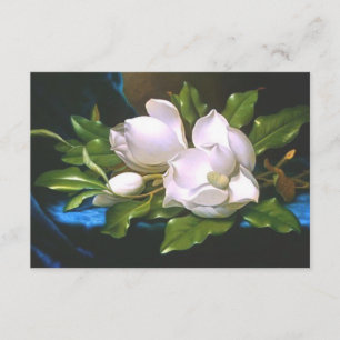 Convite Placa de Vazio Personalizada Vintage Magnolia