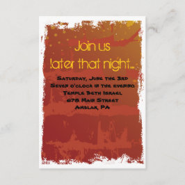 Convite Placa do Partido Mitzvah, Bar de basquete