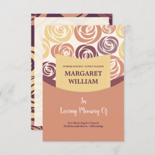 Convite Placa do programa funerário