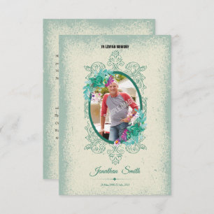 Convite Placa do programa funerário