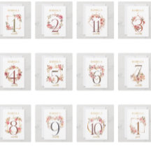 Placa Elegante Floral