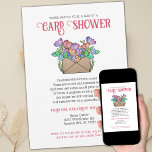 Convite Placa Floral Chá por Email Birthday<br><div class="desc">Esses chás brancos e ilustrados por convites por e-mail podem ser personalizados com seus próprios detalhes de evento. Quer seja um aniversário de 40, 50, 60 ou outro marco, esses chás de cartas são a maneira perfeita de pedir aos amigos e à família para comemorar de longe! Um poema doce...</div>