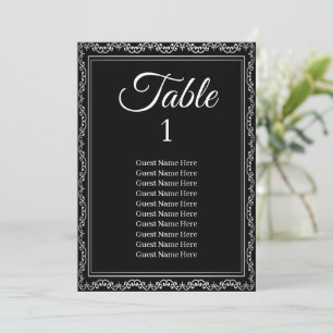 Convite Placa Gráfica de Casamento de Frame Silver Luxurio