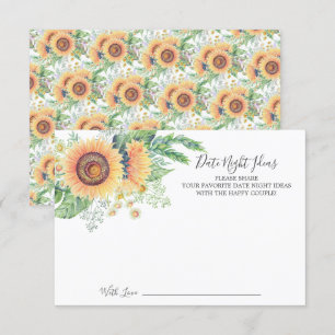 Convite Placa Ideias Noturnas de Data do Jardim de Girasso