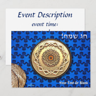 Convite Placa Matzah Ornamentado Passagem