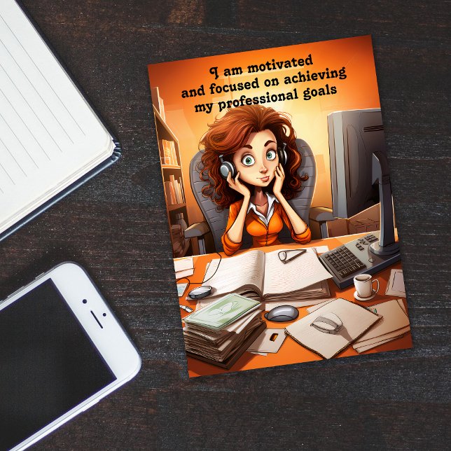 Convite Placa Motivacional de Afirmação (Criador carregado)