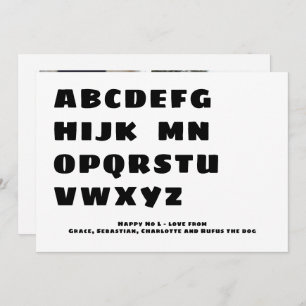 Convite Placa Personalizada de Foto Feliz Sem L (Noel)