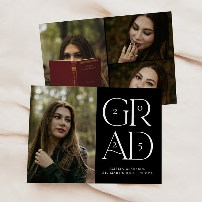 Convite Placa Personalizada de Fotografia do Formando Mode (Criador carregado)