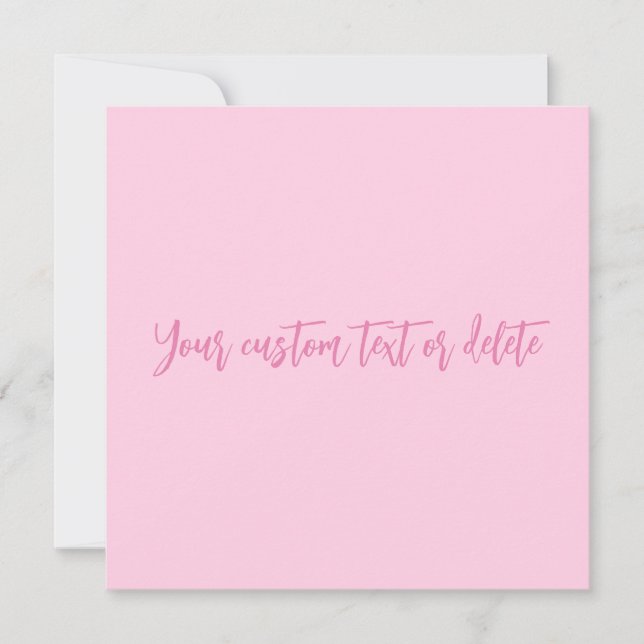 Convite placa personalizada rosa mês de consciência do cân (Frente)