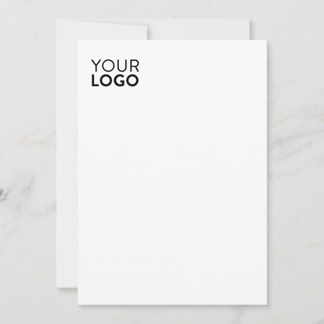 Convite Placa plana de 5" x 7" - Normal (Frente)