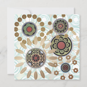 Convite Placa Plana Mah Jongg Starburst Pontos