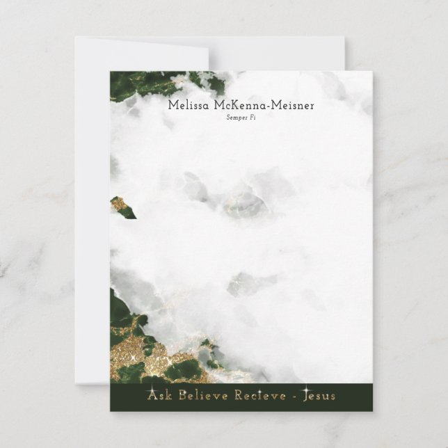 Convite Placa plana Melissa 1 (Frente)