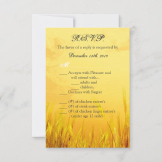 Convite Placa R.S.V.P. 3.5x5 — Pôr do sol