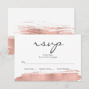 Convite Placa RSVP de Bat Mitzvah, Dourada, rosa