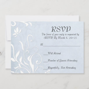Convite Placa RSVP Floral de Luxo Elegante Light Beige