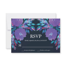 Placa RSVP Pintada Pelas Flores