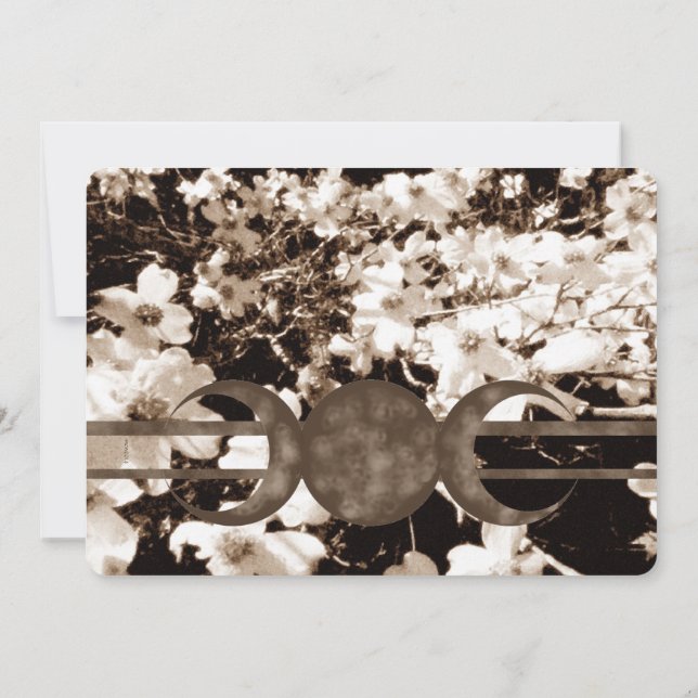 Convite Placa Sentimental Dogwood Tripla Moon HandFixing (Verso)
