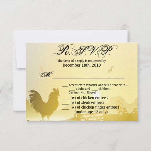 Convite Placa XMAS XMAS Sunny Morning Fazenda Counter 5x3. (Frente)