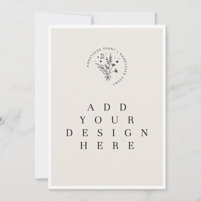 Convite Placas de 5 x 7 pol (Frente)