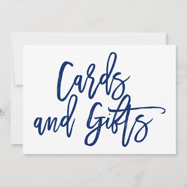 Convite Placas de casamento elegantes com letras à mão e p (Frente)
