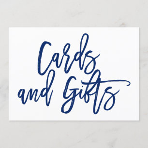Convite Placas de casamento elegantes com letras à mão e p