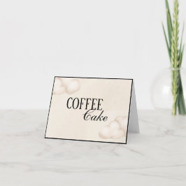 Convite Placas de Comida e bebida do chá de fraldas