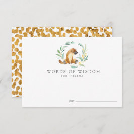 Convite Placas de Conselhos para Chás de fraldas de Platyp