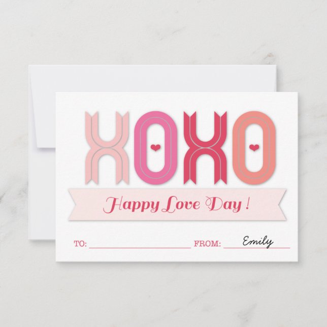 Convite Placas de Dia de os namorados para crianças da esc (Frente)