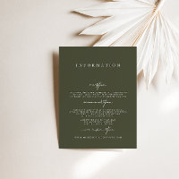 Placas de Invólucro Verde Moderno Escuro Elegante