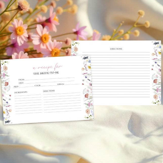 Convite Placas de recebimento de Chá de panela Floral de A (Criador carregado)