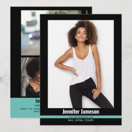 Convite Placas de Sacudir de Talento para Atores do Modelo