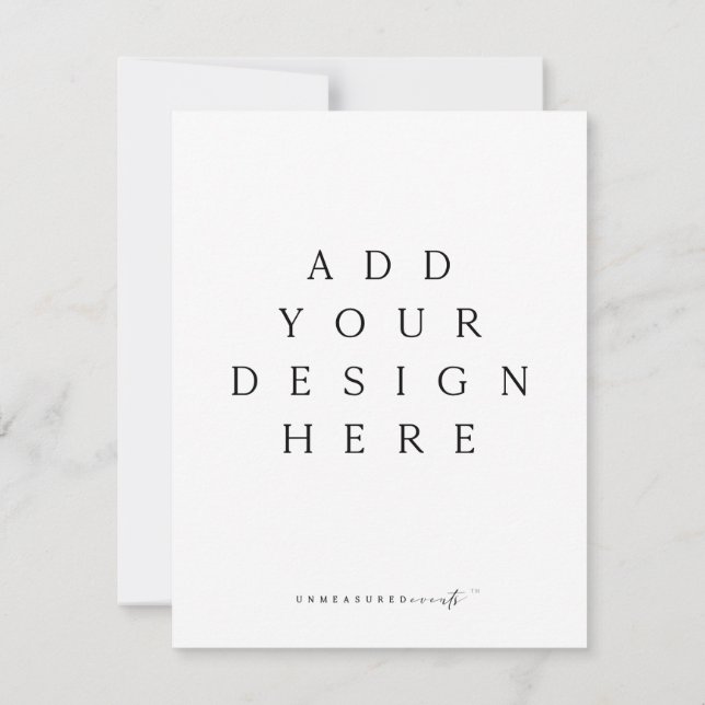 Convite Placas/gabinetes RSVP Verticais (Verso)